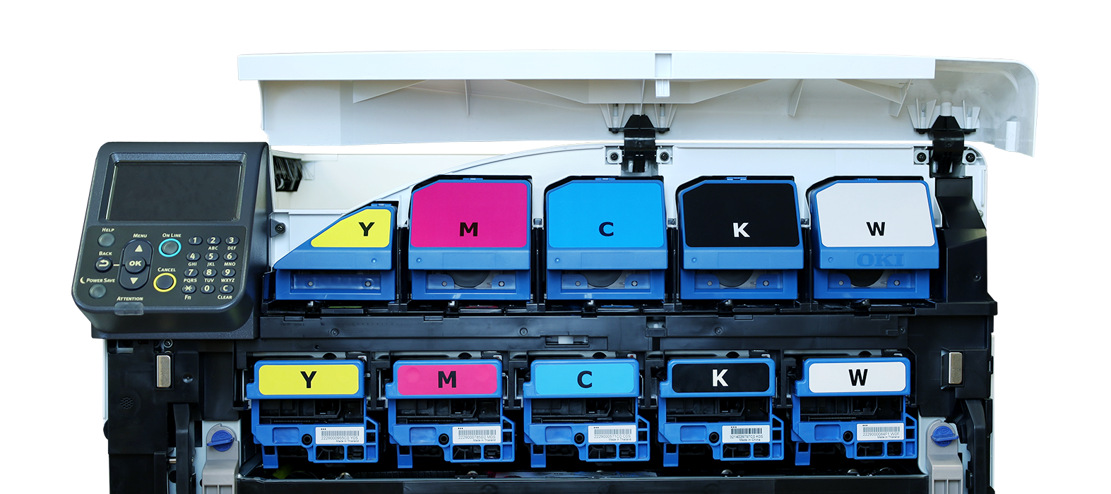 IntoPrint SP1360W CMYK + White LED Toner based printer - view 2