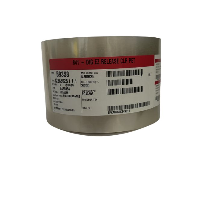 IntoPrint ACPO 841-0490-2000 Clear Release Laminate (RP530) - view 2