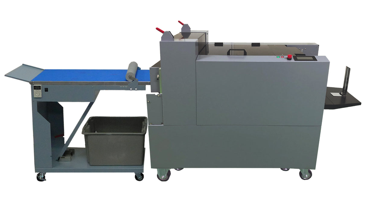 USED Duplo UD-310 Rotary Die Cutter with Long Conveyor and Skeleton Extraction