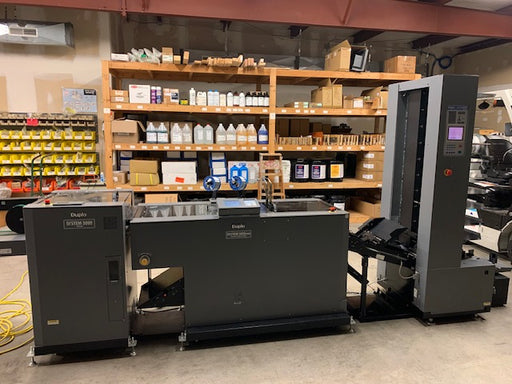 Duplo System 5000 DBM-500 with DC-10/60 Collator Tower (Used Bookletmaker System) - view 2