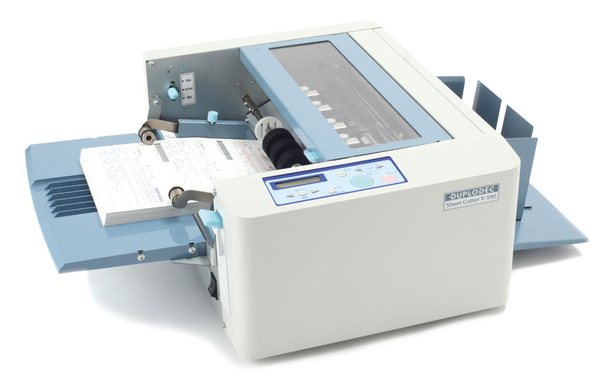 Duplo V-590 sheet cutter