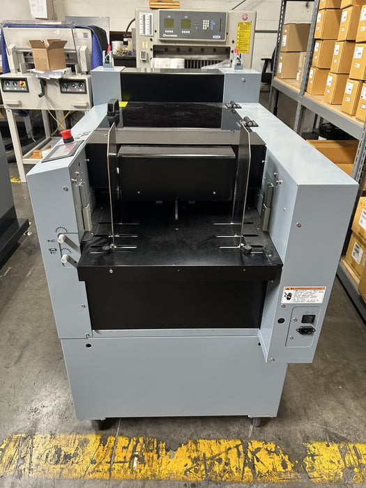 Duplo UD-310 rotary die cutter, front view